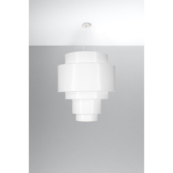 Apparecchio a sospensione bianco ø 80 cm Elber - Sollux-image-1