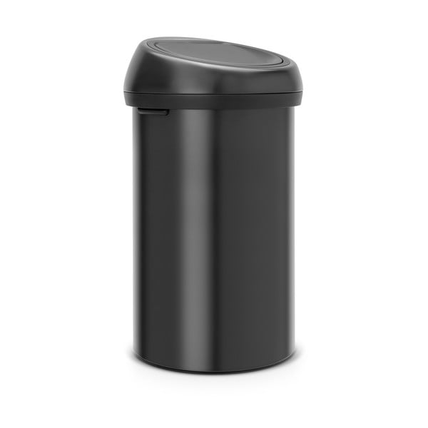 Bidone in acciaio nero opaco touch 60 l Touch Bin - Brabantia