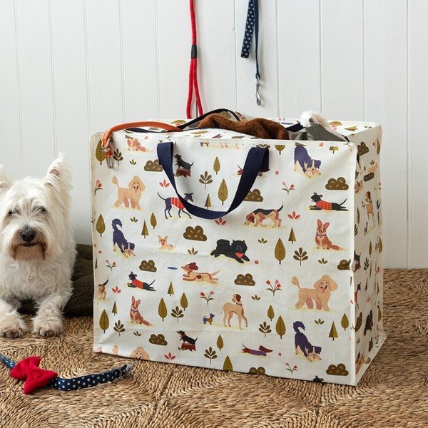 Organizer per vestiti in plastica riciclata 28x58x48 cm Dog Park – Rex London-image-3