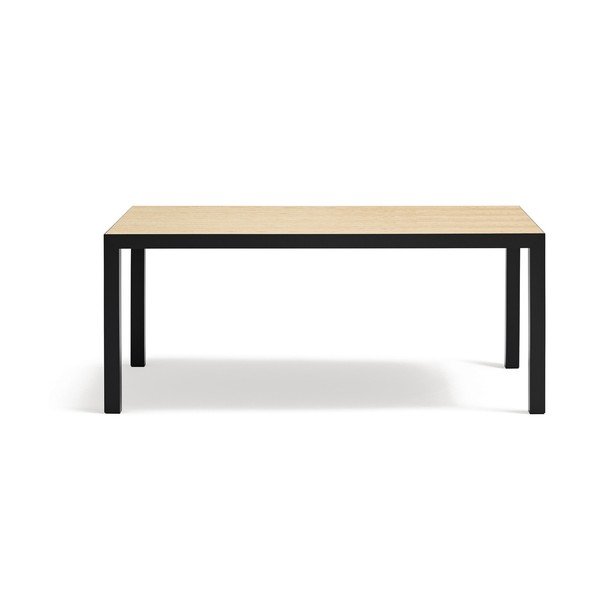 Tavolo da pranzo con piano in rovere massiccio 75x180 cm Alma – Teulat-image-2