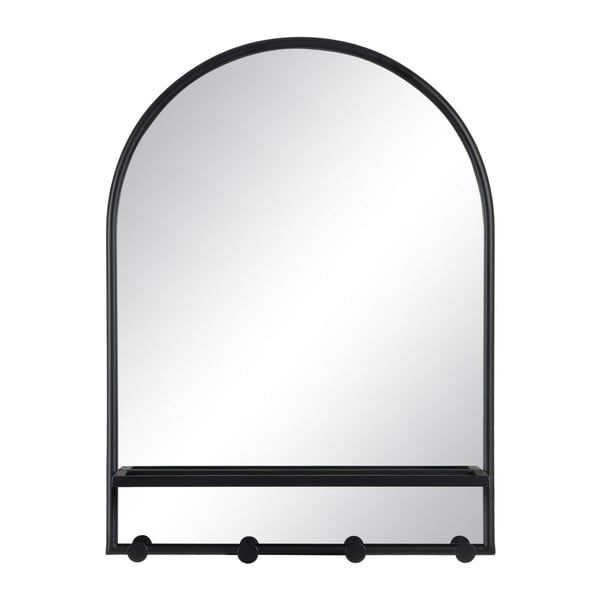 Specchio da parete con attaccapanni 60x80,5 cm - Ixia