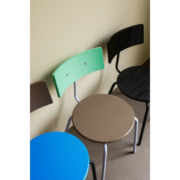 Sedia da pranzo in metallo impilabile Koi – Hübsch-image-2