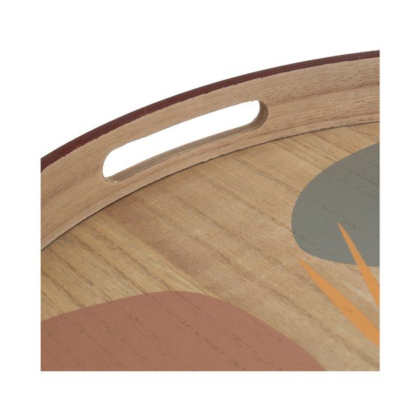 Vassoi in legno in set da 2 pezzi ø 40 cm - Casa Selección-image-2