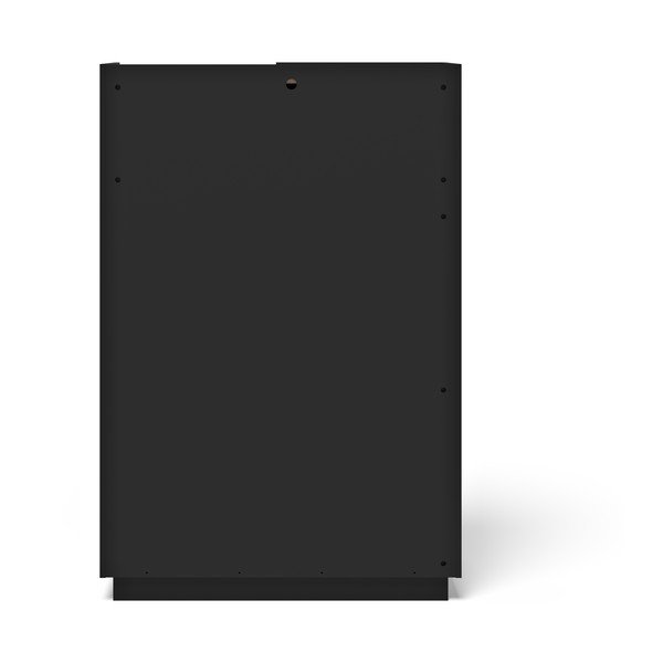 Libreria marrone-nera in noce 180x83 cm Nina - TemaHome-image-3