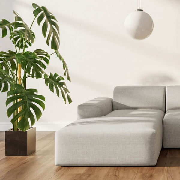 Divano angolare beige (con penisola a sinistra e chaise lounge) Villet – Rodier-image-3