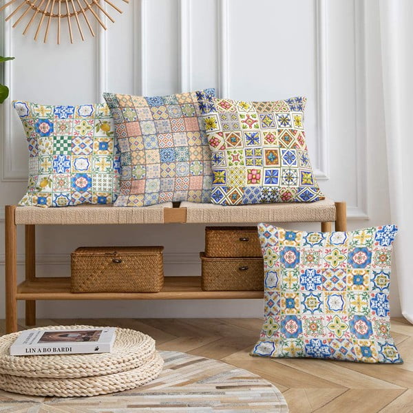 Federe in set da 4 43x43 cm Lemons - Mila Home