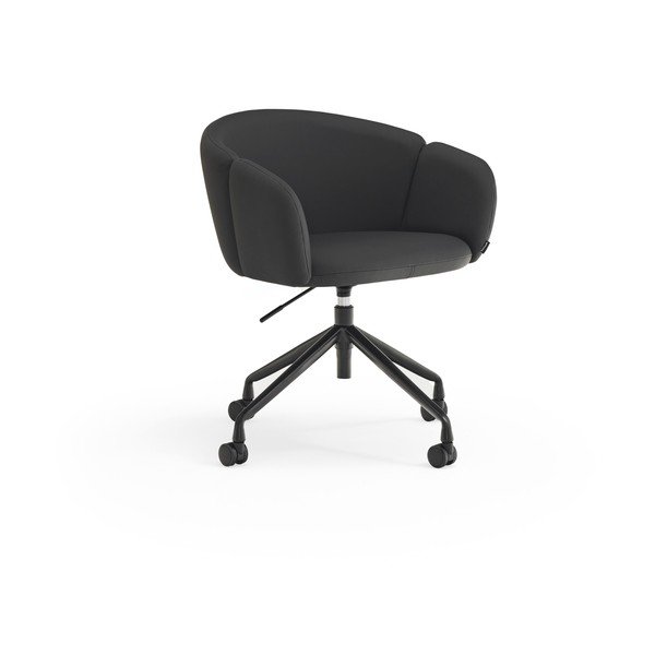 Sedia da ufficio nera imbottita Add – Teulat