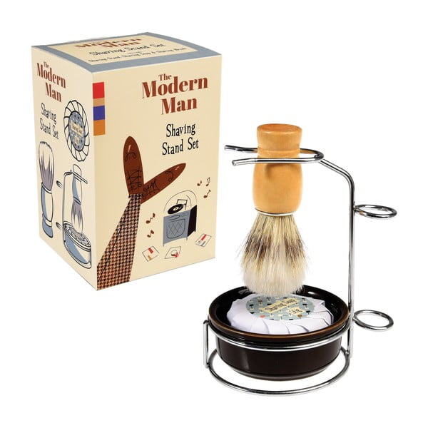 Set da barba con supporto Uomo moderno - Rex London-image-2