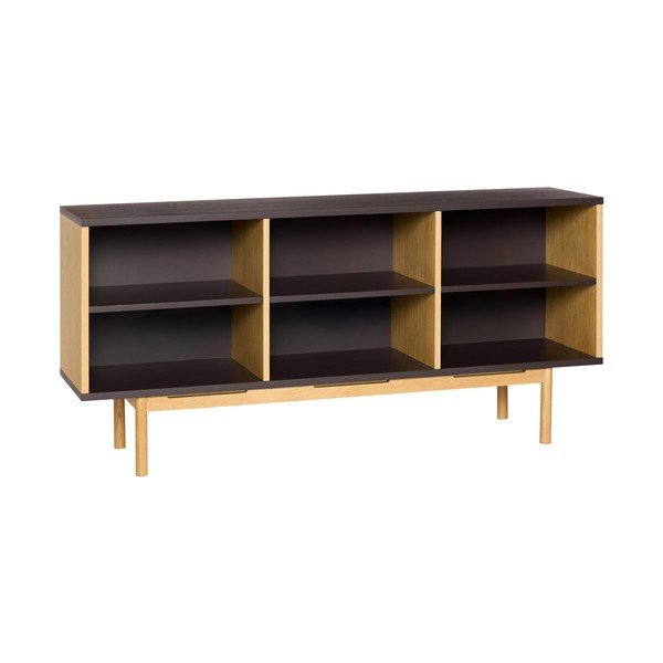 Credenza marrone con effetto rovere 140x65x35 cm Dual – Hübsch