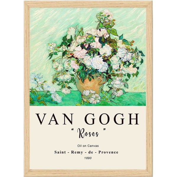 Poster in cornice 35x45 cm Vincent Van Gogh - Wallity