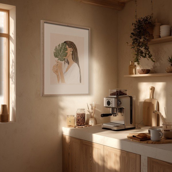 Dipinto stampato con cornice inclusa 50x70 cm Hidden – Styler-image-1