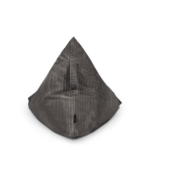 Pouf a sacco per bambini blu con rivestimento in velluto a coste Razzy – SLOWDOWN-image-3