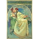 Riproduzione pittorica 40x60 cm Alfons Mucha - Princess Hyazin - Fedkolor