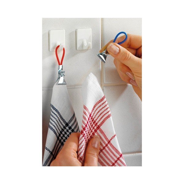 Set di 4 ganci con clip per occhielli - Wenko-image-1