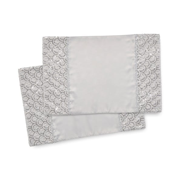 Tovagliette di stoffa in set da 4 30x46 cm Deco Sequin - Catherine Lansfield-image-2