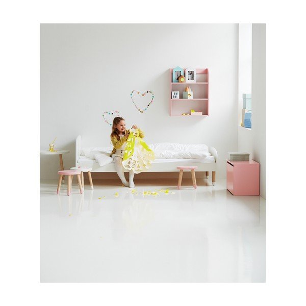 Letto bianco per bambini , 90 x 200 cm Dots - Flexa-image-1