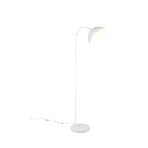Lampada da terra bianca con paralume in metallo (altezza totale 170 cm) Sierra – Reality-image-4
