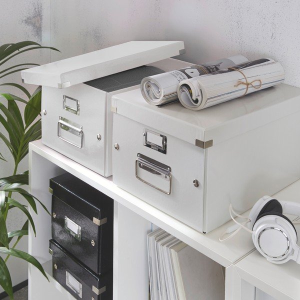 Scatola di cartone bianca con coperchio Click&Store - Leitz-image-1
