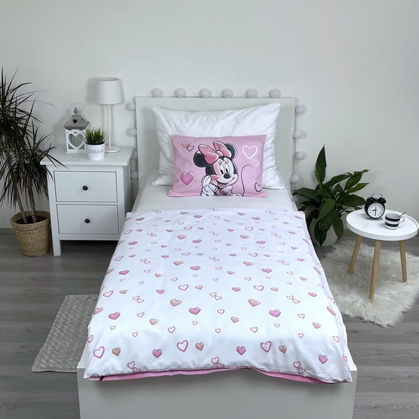 Biancheria da letto per culla in cotone 100x135 cm Minnie - Jerry Fabrics-image-2