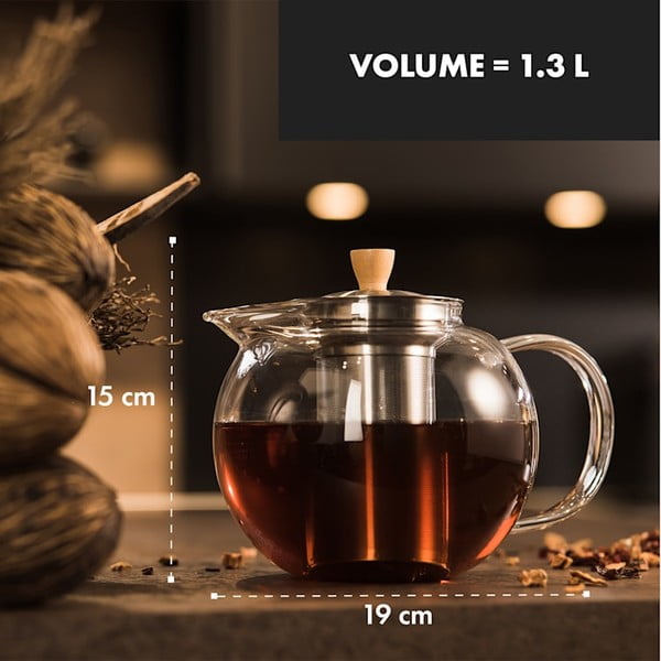 Teiera in vetro , 1,3 l Sencha - Klarstein-image-1