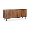 Credenza di colore naturale in mango massiccio 170x75x40 cm Tadita – Bizzotto
