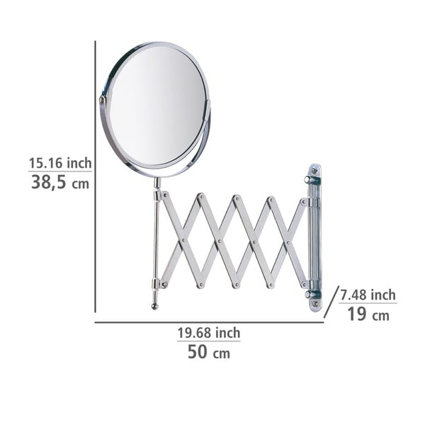 Specchio per make-up con ingrandimento (3x) ø 17 cm Exclusive – Wenko-image-2