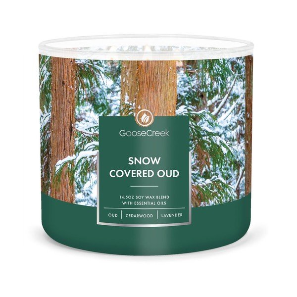 Candela profumata, durata di combustione 35 h Snow Covered Oud - Goose Creek