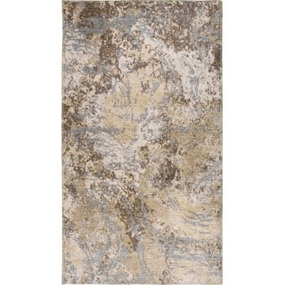Tappeto azzurro/marrone chiaro lavabile 80x150 cm Sandstorm – Vitaus