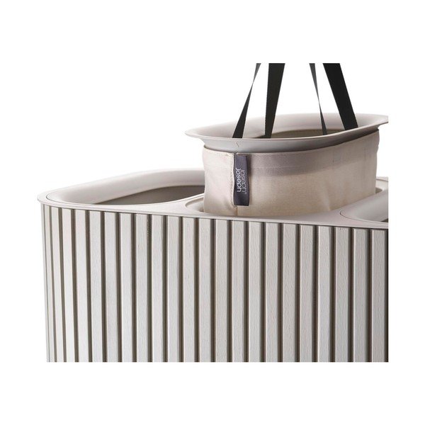 Cesta per il bucato beige in bambù 3x30 l Tota Trio Luxe – Joseph Joseph-image-4