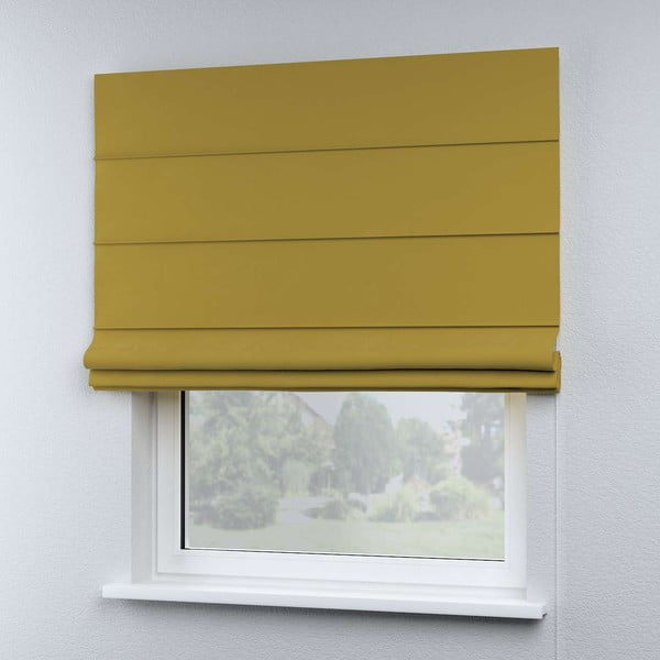 Tenda romana gialla 170x100 cm Posh Velvet - Yellow Tipi-image-4