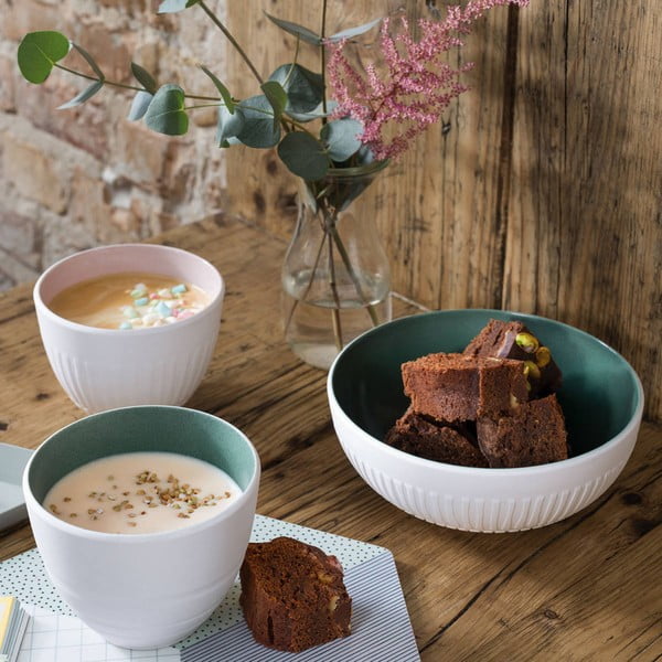 Tazza in porcellana bianca e rosa Villeroy & Boch Blossom, 450 ml it's my match - Villeroy&Boch-image-1