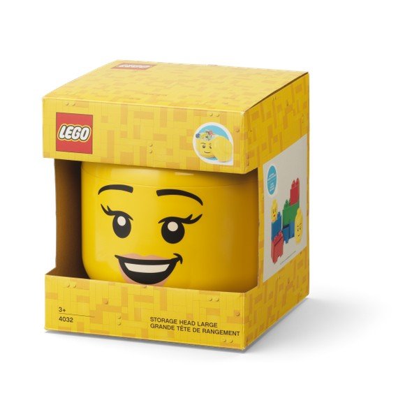 Scatola di plastica per bambini Head - LEGO®-image-2