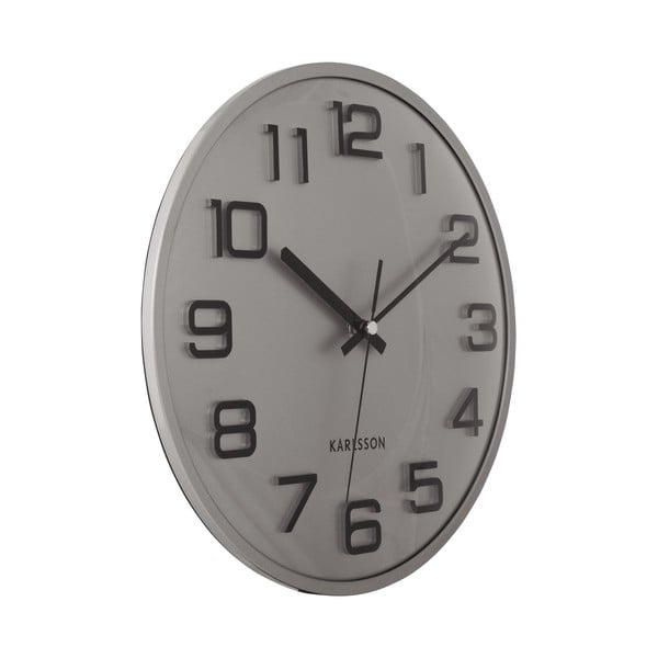 Orologio da parete ø 30,5 cm 3D Numbers - Karlsson-image-3