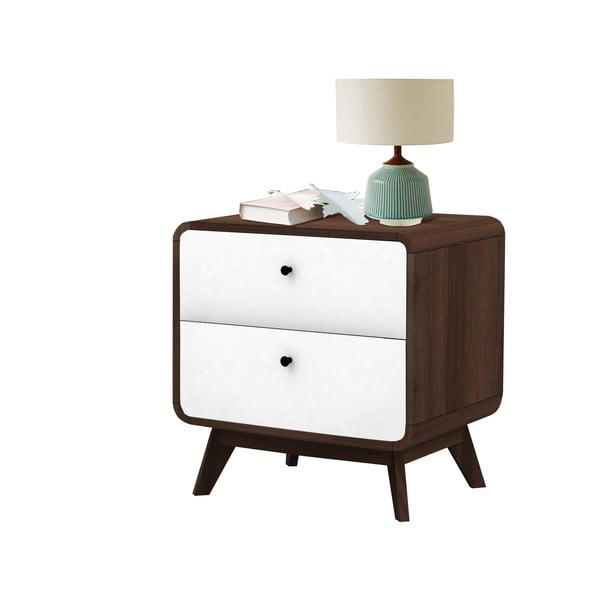 Comodino bianco Cassie - Støraa-image-3