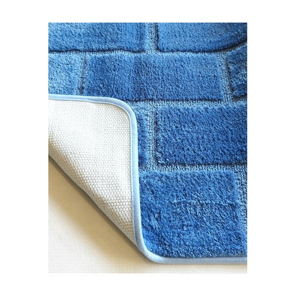 Tappetino da bagno blu 50x80 cm - JAHU collections-image-1