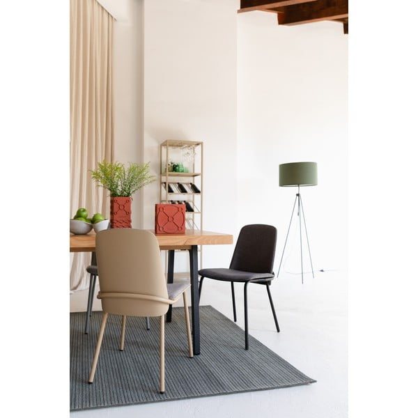 Sedie da pranzo grigio scuro in set di 2 Clip - Zuiver-image-1