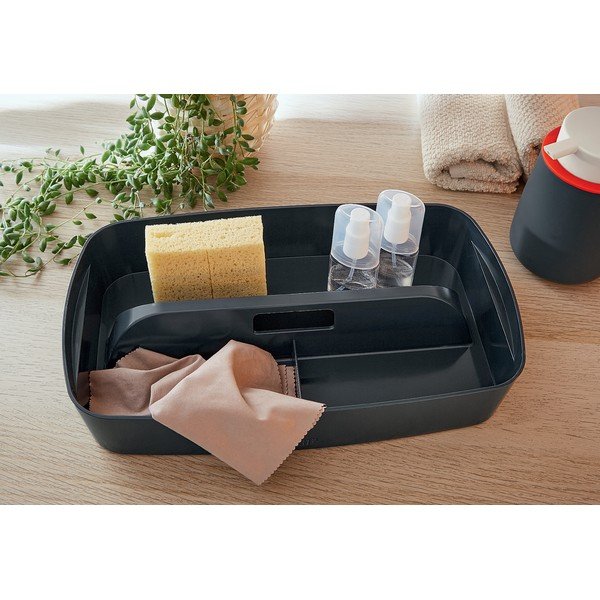 Organizer in plastica nera per cancelleria/cassetto MyBox - Leitz-image-1