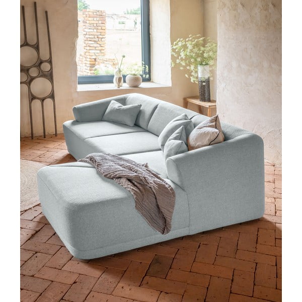 Divano angolare grigio chiaro - Miuform-image-4