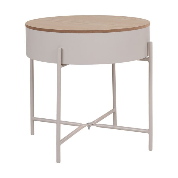 Tavolino rotondo in metallo ø 40 cm Sisco – House Nordic