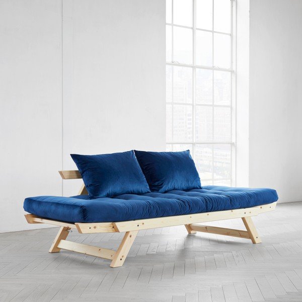 Variabilní pohovka Karup Bebop Natural/Velvet Navy-image-2