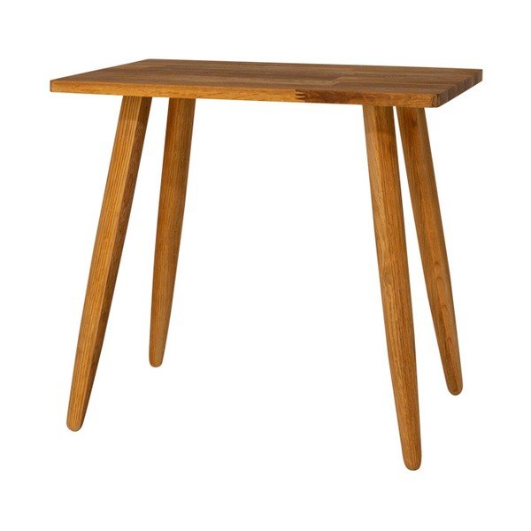 Sgabello in legno massiccio di quercia Uno - Canett