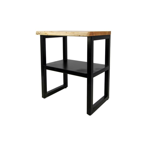 Tavolino con ripiano in legno di acacia non trattato SoHo - HSM collection-image-2