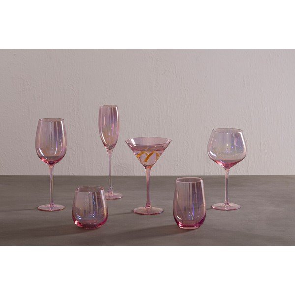 Set di bicchieri da vino 4 pz 500 ml Frosted - Premier Housewares-image-1