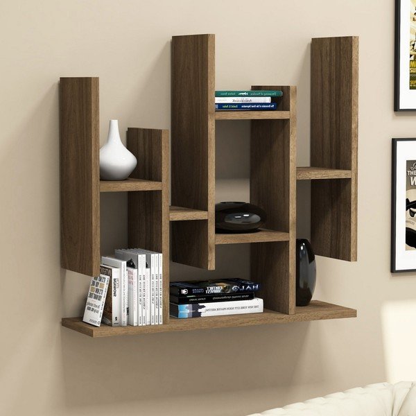 Mensola a muro marrone Flower - Puqa Design-image-3