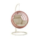 Poltrona da giardino sospesa in terracotta con piedistallo Elianis - Kave Home