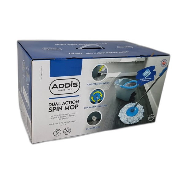 Mop rotante con secchio Dual Action - Addis-image-2