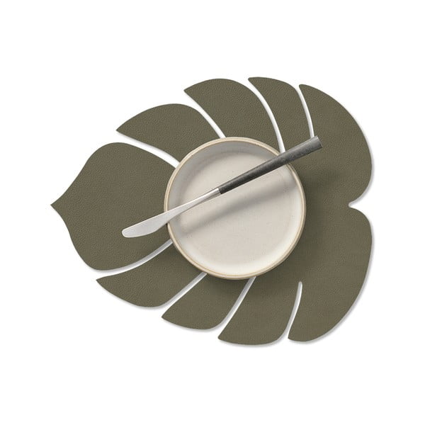Tovaglietta in eco pelle 22x26 cm Monstera Leaf Nupo – LIND DNA-image-1