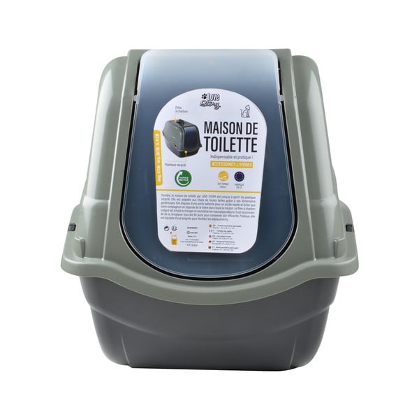 Lettiera per gatti kaki 39x57 cm - Love Story-image-3