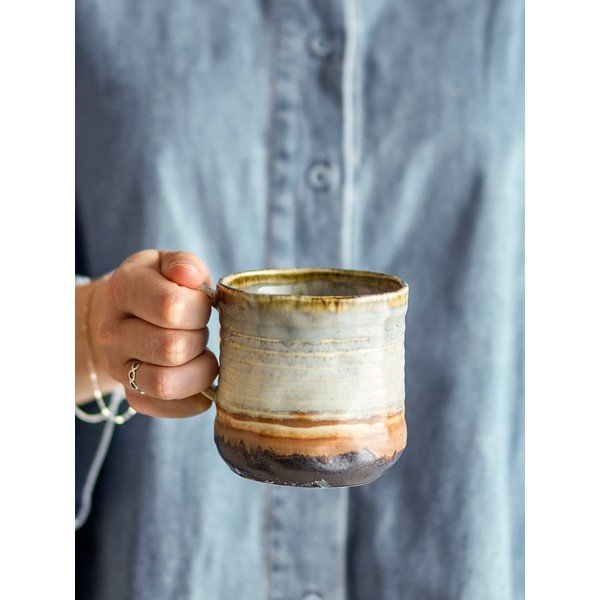 Tazze in set in gres 4 pz 380 ml Deana – Bloomingville-image-1