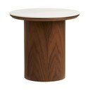 Tavolino rotondo con piano in ceramica ø 40 cm Noli – House Nordic